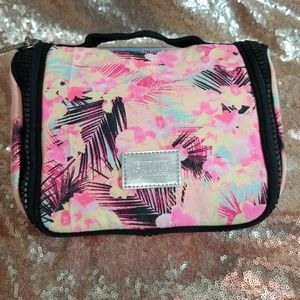 Pink makeup bag